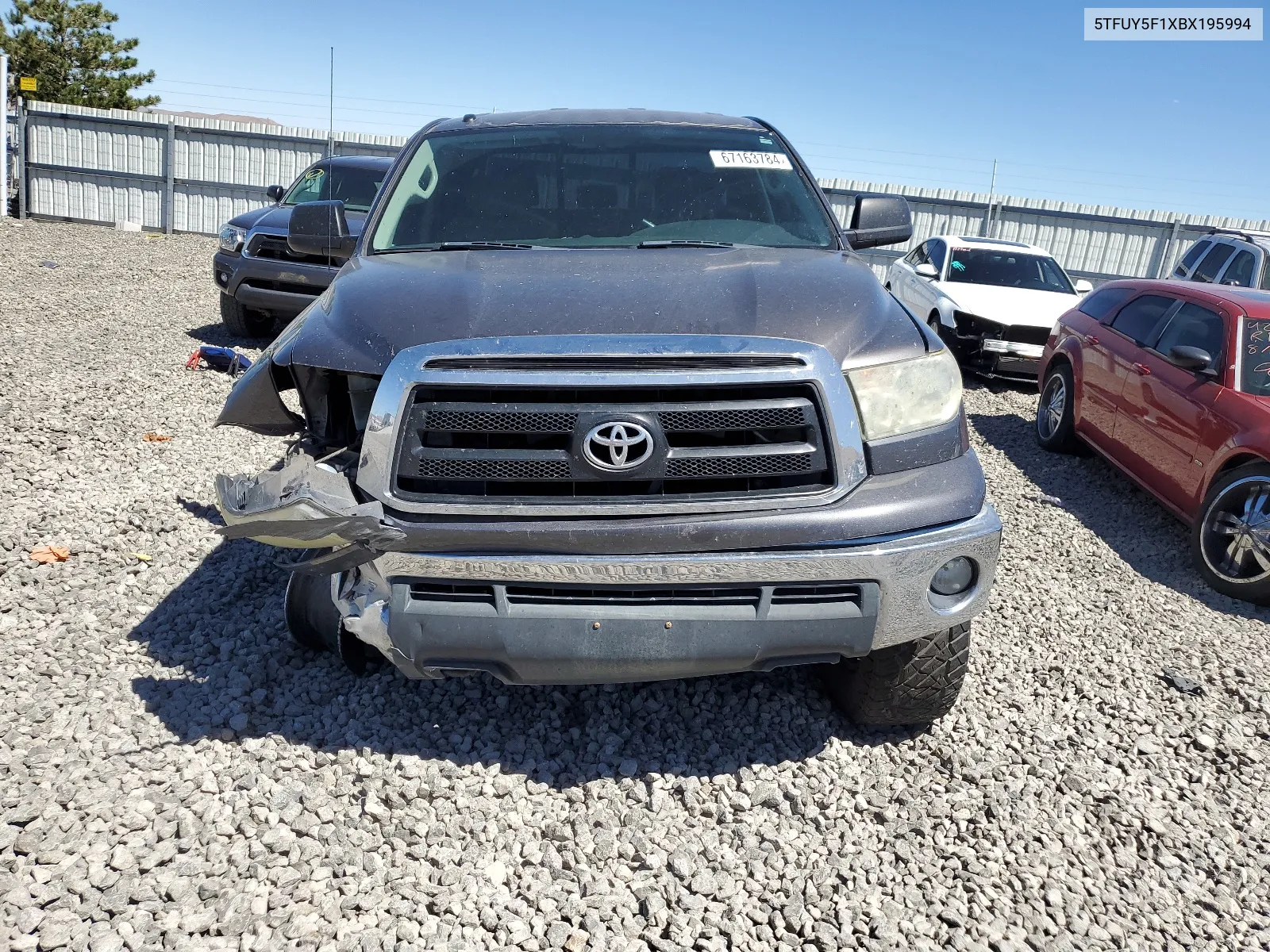 2011 Toyota Tundra Double Cab Sr5 VIN: 5TFUY5F1XBX195994 Lot: 67163784