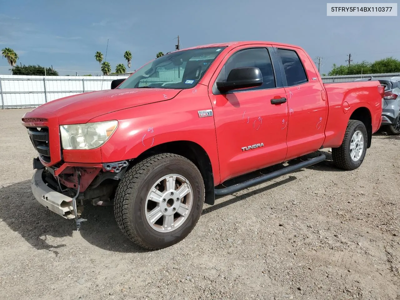 2011 Toyota Tundra Double Cab Sr5 VIN: 5TFRY5F14BX110377 Lot: 69519394