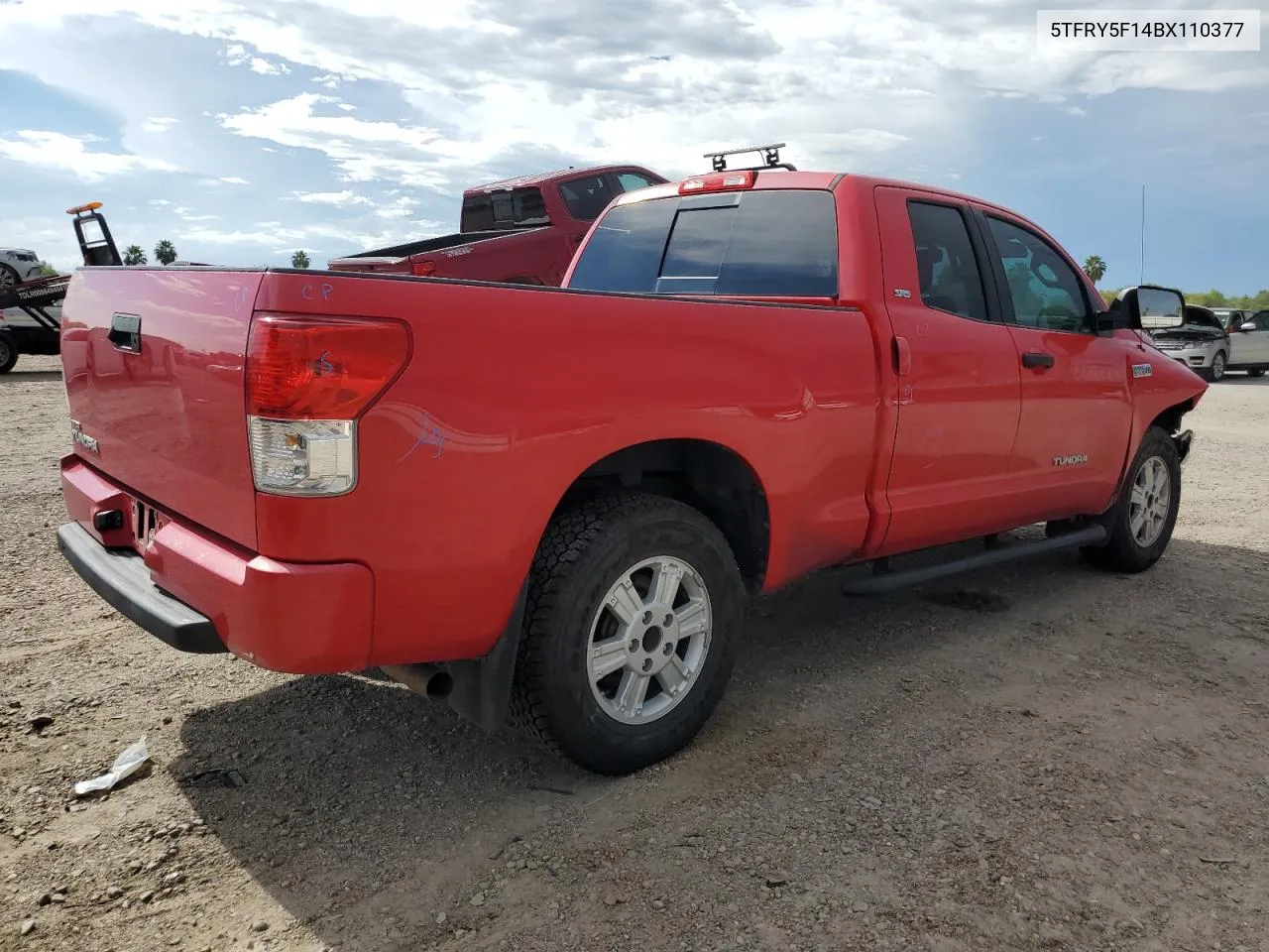 2011 Toyota Tundra Double Cab Sr5 VIN: 5TFRY5F14BX110377 Lot: 69519394