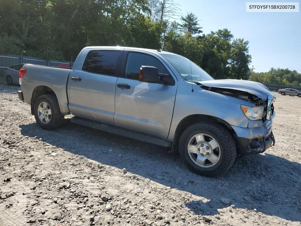 2011 Toyota Tundra Crewmax Sr5 VIN: 5TFDY5F15BX200728 Lot: 69950464