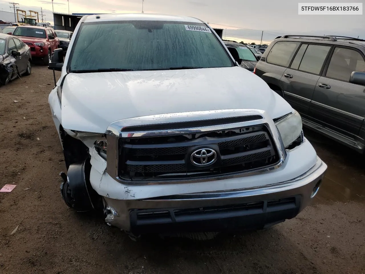 2011 Toyota Tundra Crewmax Sr5 VIN: 5TFDW5F16BX183766 Lot: 69990844