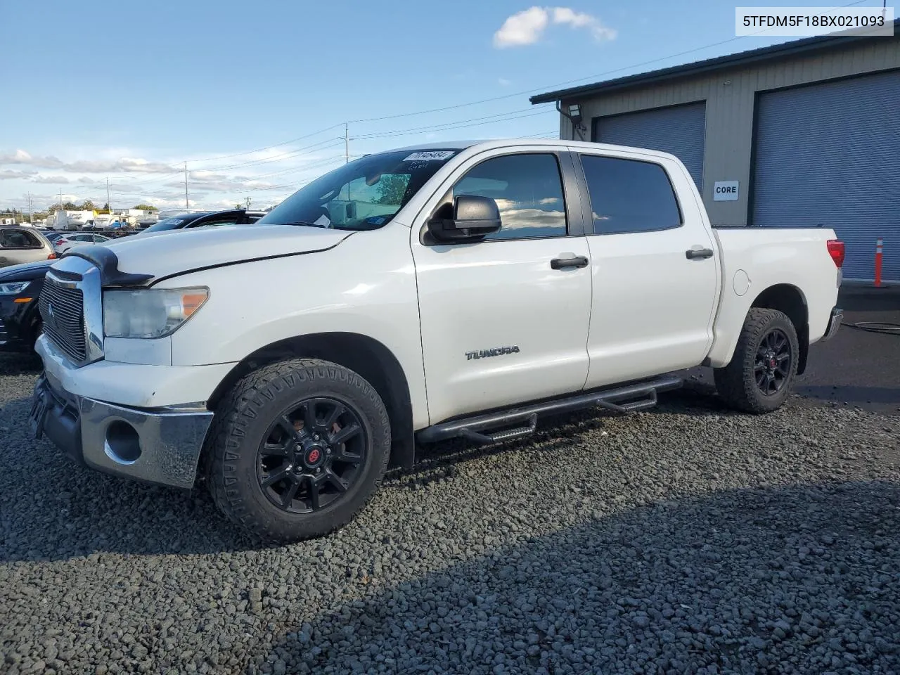 2011 Toyota Tundra Crewmax Sr5 VIN: 5TFDM5F18BX021093 Lot: 70346484