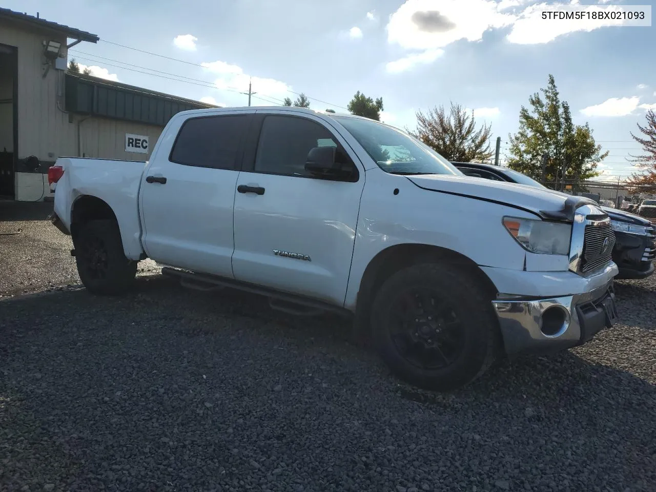 2011 Toyota Tundra Crewmax Sr5 VIN: 5TFDM5F18BX021093 Lot: 70346484