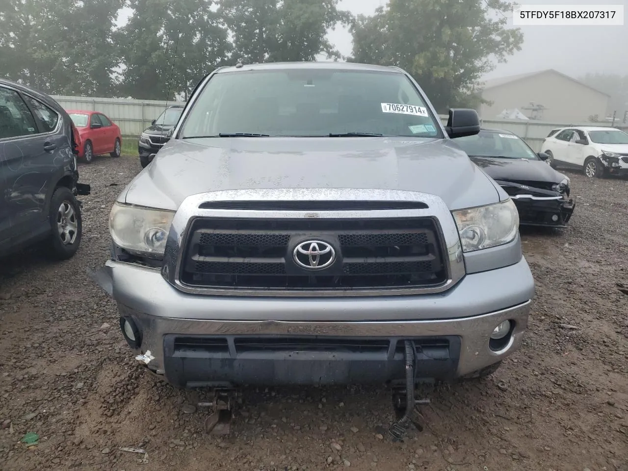 2011 Toyota Tundra Crewmax Sr5 VIN: 5TFDY5F18BX207317 Lot: 70627914