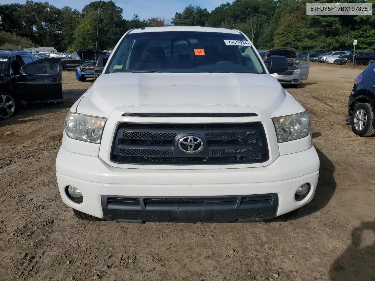 2011 Toyota Tundra Double Cab Sr5 VIN: 5TFUY5F17BX197878 Lot: 70670284