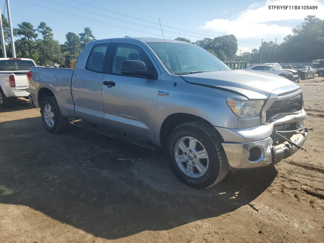 5TFRY5F11BX105489 2011 Toyota Tundra Double Cab Sr5