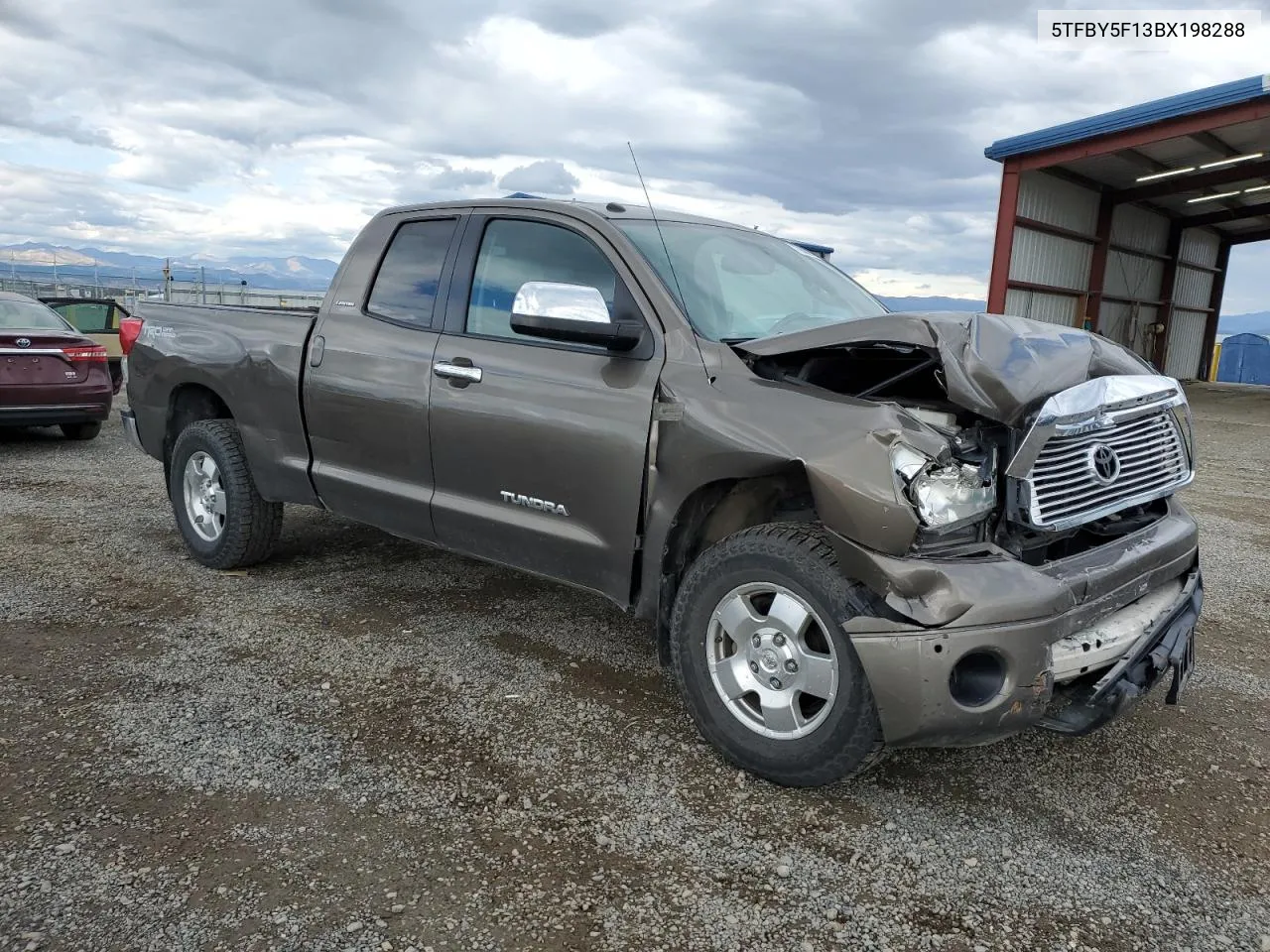 2011 Toyota Tundra Double Cab Limited VIN: 5TFBY5F13BX198288 Lot: 70990874