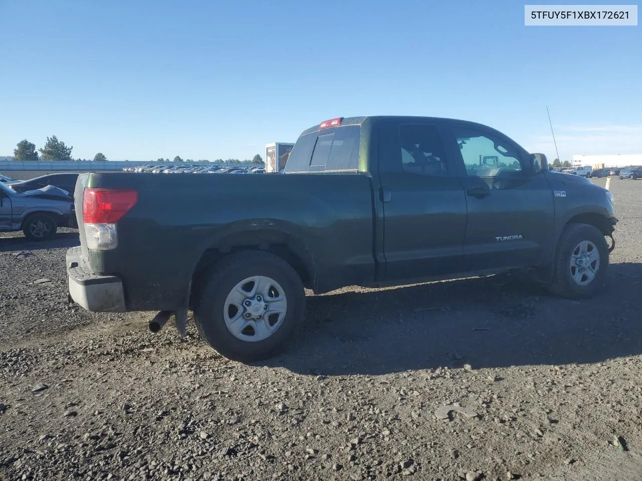 2011 Toyota Tundra Double Cab Sr5 VIN: 5TFUY5F1XBX172621 Lot: 71114464