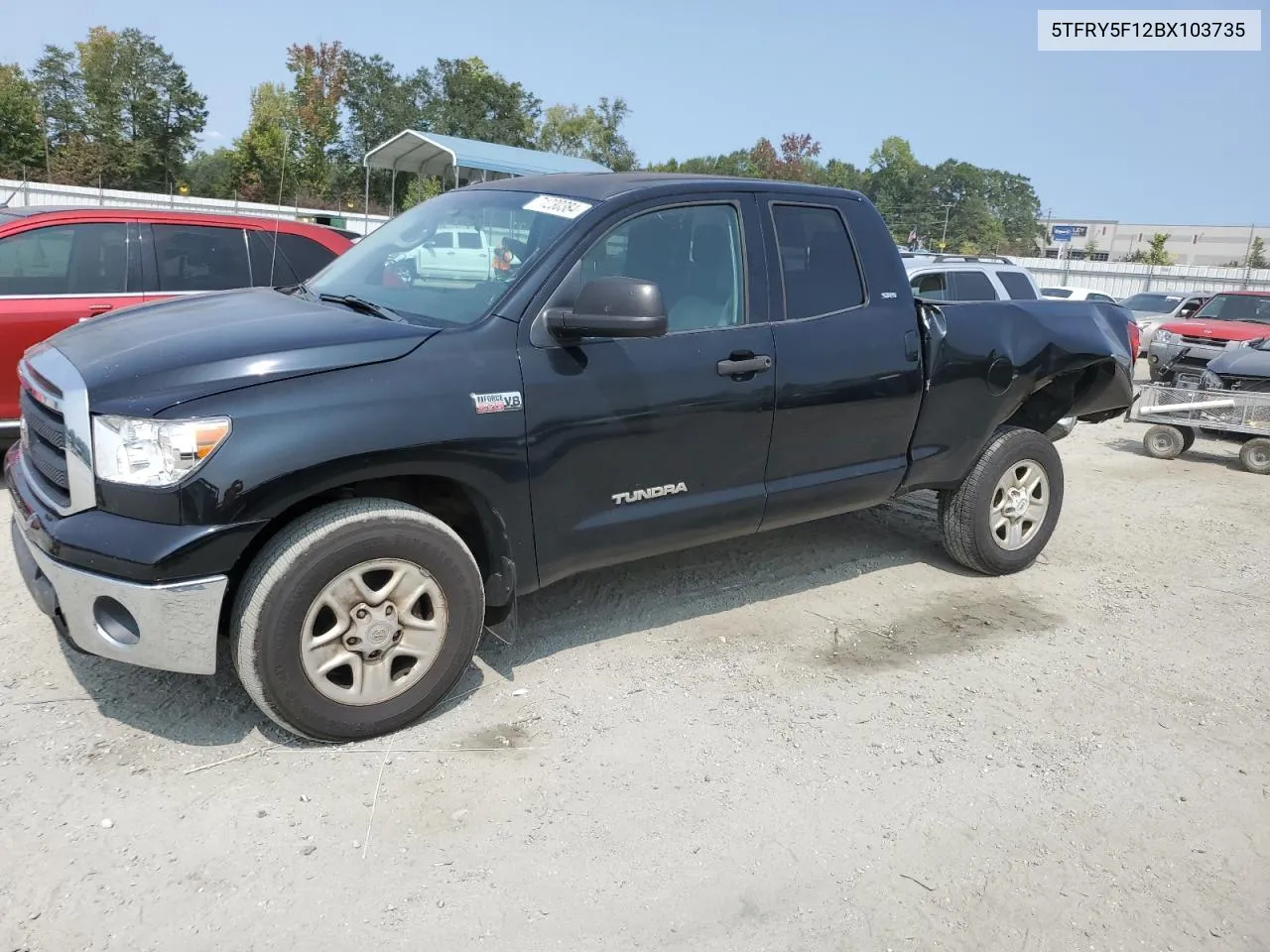 2011 Toyota Tundra Double Cab Sr5 VIN: 5TFRY5F12BX103735 Lot: 71230384