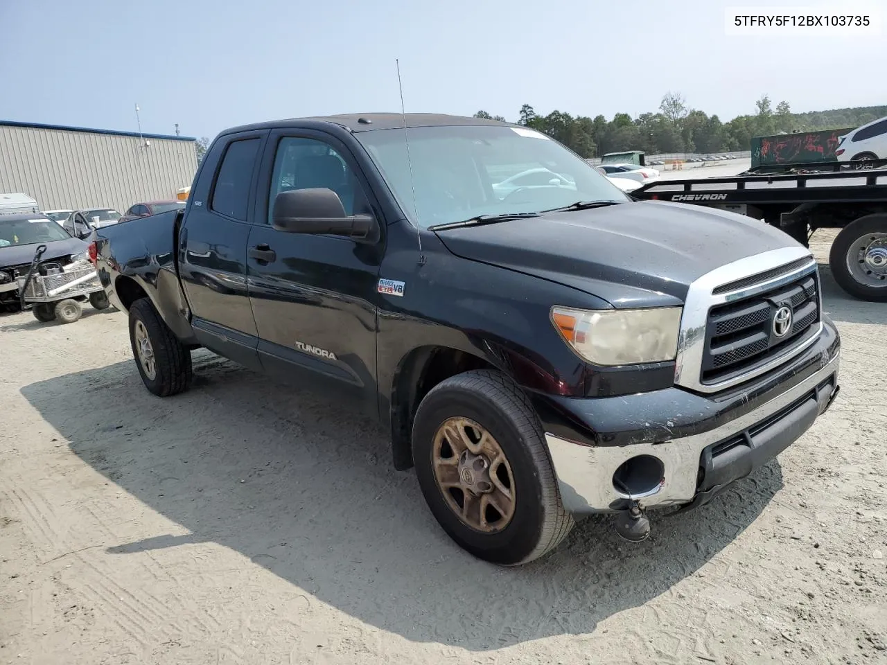 2011 Toyota Tundra Double Cab Sr5 VIN: 5TFRY5F12BX103735 Lot: 71230384