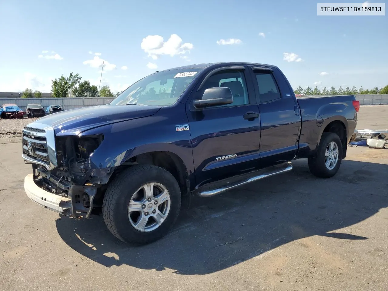 2011 Toyota Tundra Double Cab Sr5 VIN: 5TFUW5F11BX159813 Lot: 71365744