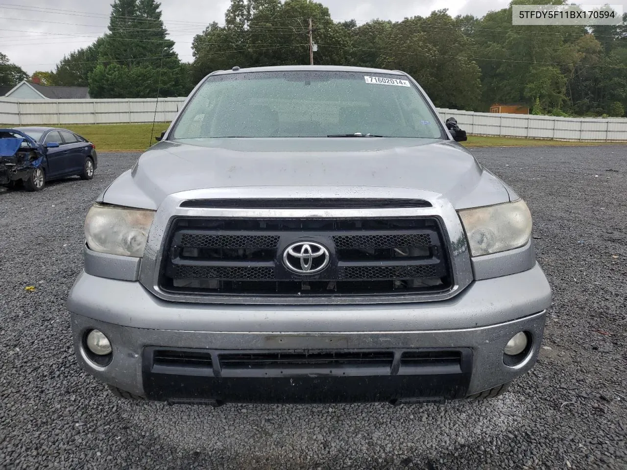 2011 Toyota Tundra Crewmax Sr5 VIN: 5TFDY5F11BX170594 Lot: 71602014