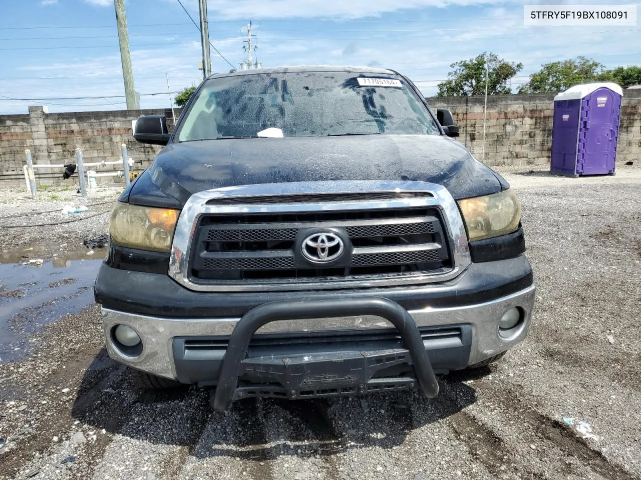 2011 Toyota Tundra Double Cab Sr5 VIN: 5TFRY5F19BX108091 Lot: 71705184