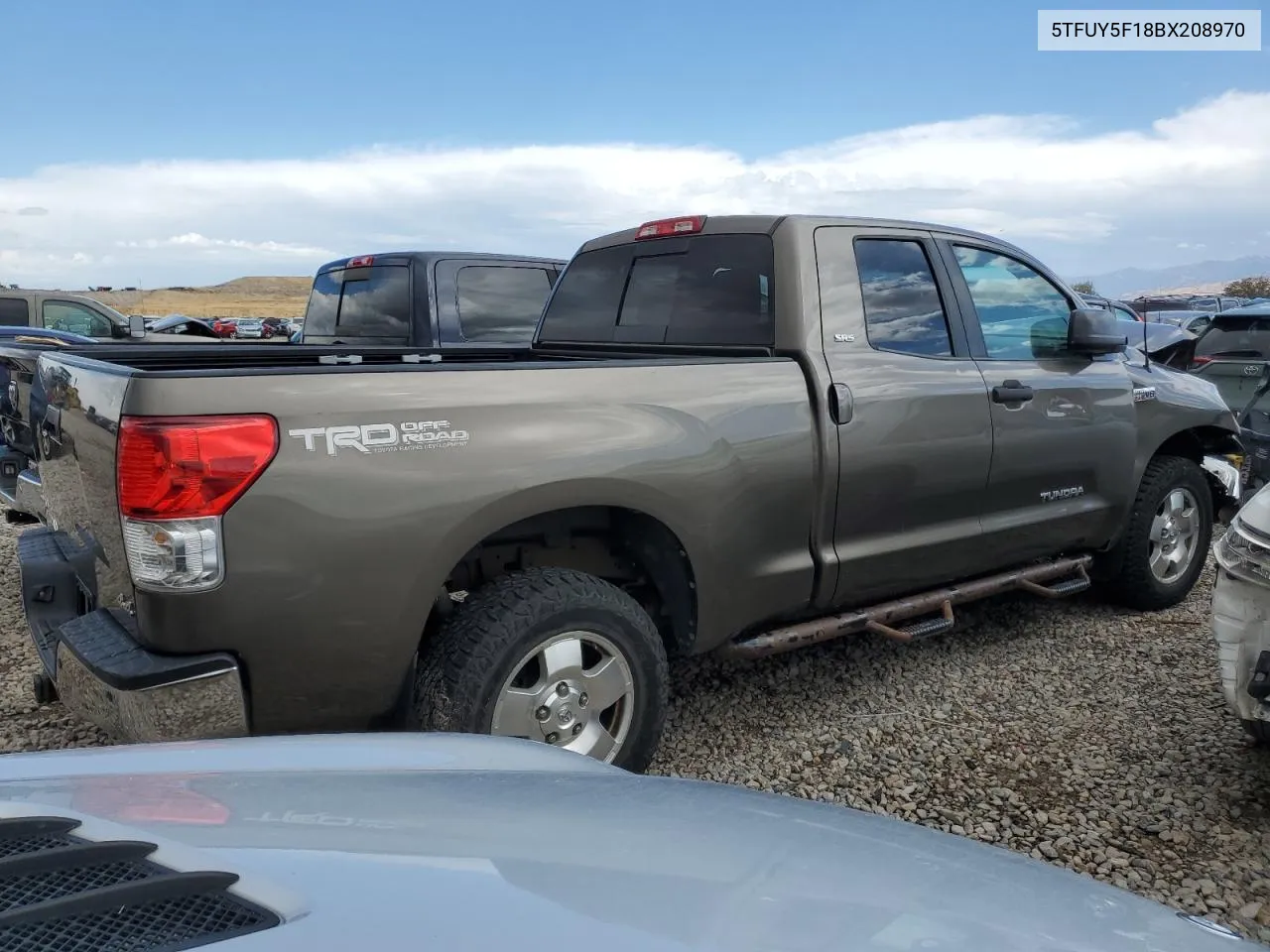 2011 Toyota Tundra Double Cab Sr5 VIN: 5TFUY5F18BX208970 Lot: 72007754