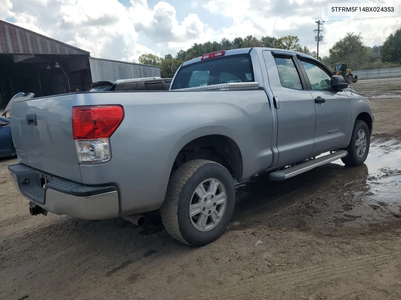 2011 Toyota Tundra Double Cab Sr5 VIN: 5TFRM5F14BX024353 Lot: 72038204