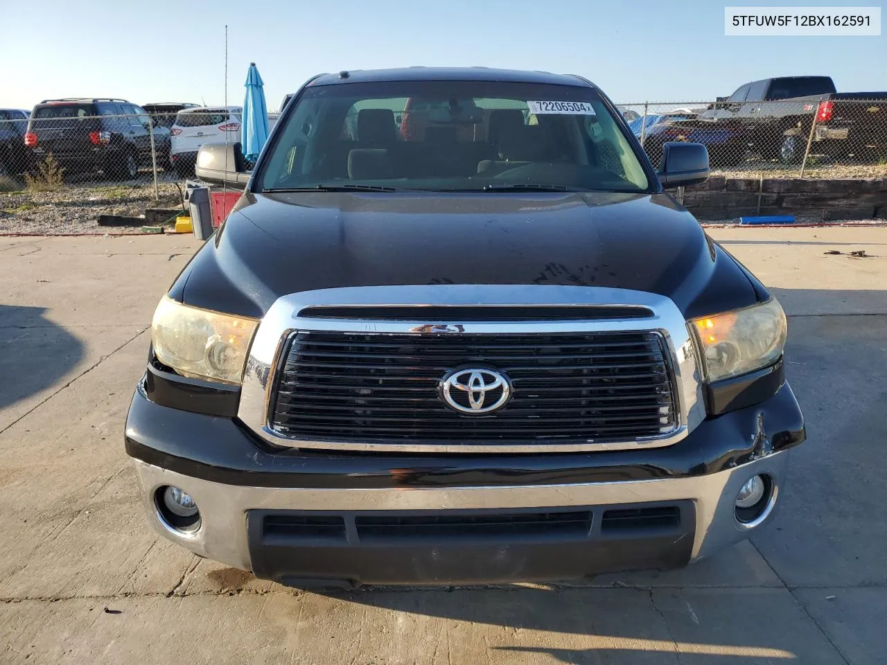 2011 Toyota Tundra Double Cab Sr5 VIN: 5TFUW5F12BX162591 Lot: 72206504