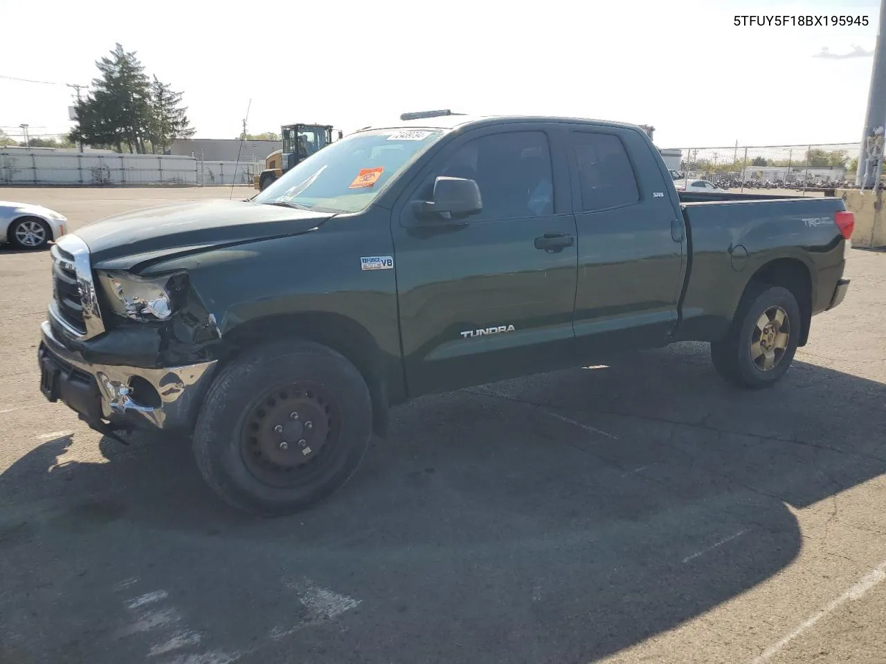 2011 Toyota Tundra Double Cab Sr5 VIN: 5TFUY5F18BX195945 Lot: 72439794