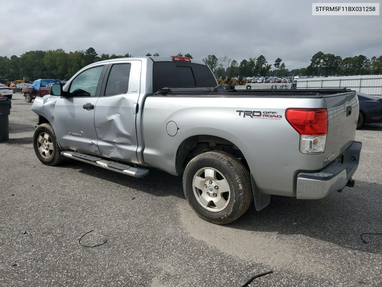 2011 Toyota Tundra Double Cab Sr5 VIN: 5TFRM5F11BX031258 Lot: 72480174