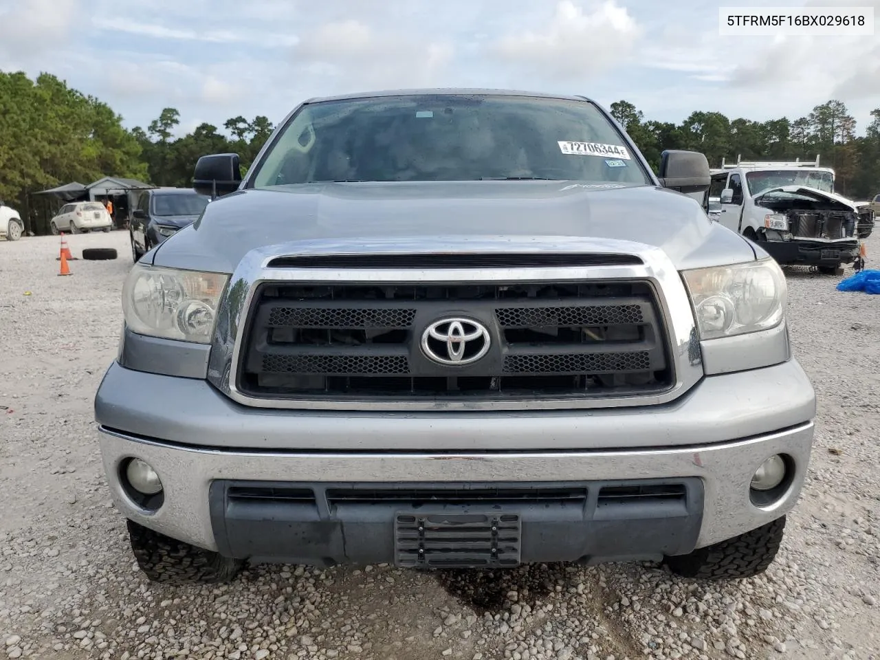 2011 Toyota Tundra Double Cab Sr5 VIN: 5TFRM5F16BX029618 Lot: 72706344