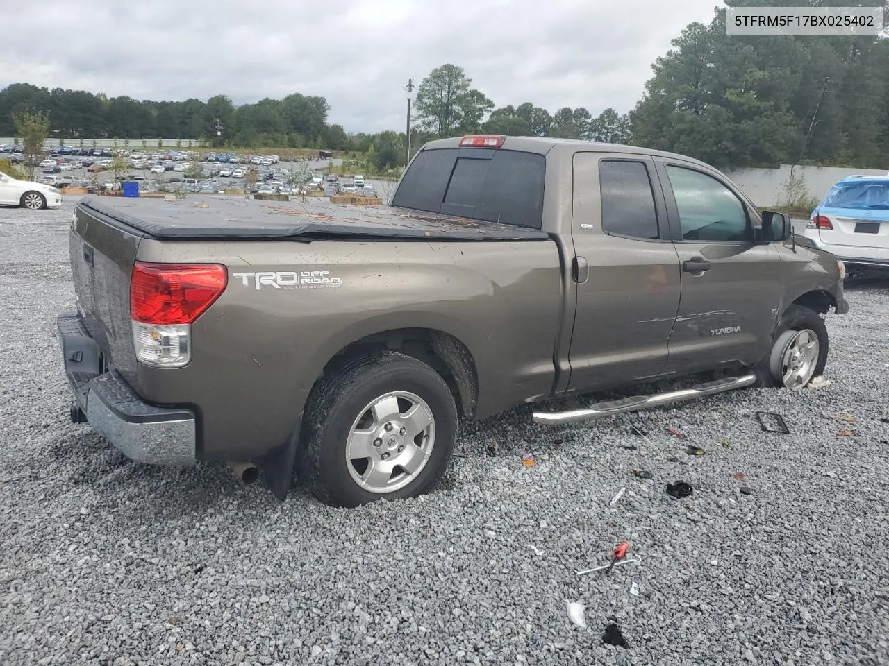 2011 Toyota Tundra Double Cab Sr5 VIN: 5TFRM5F17BX025402 Lot: 73335154