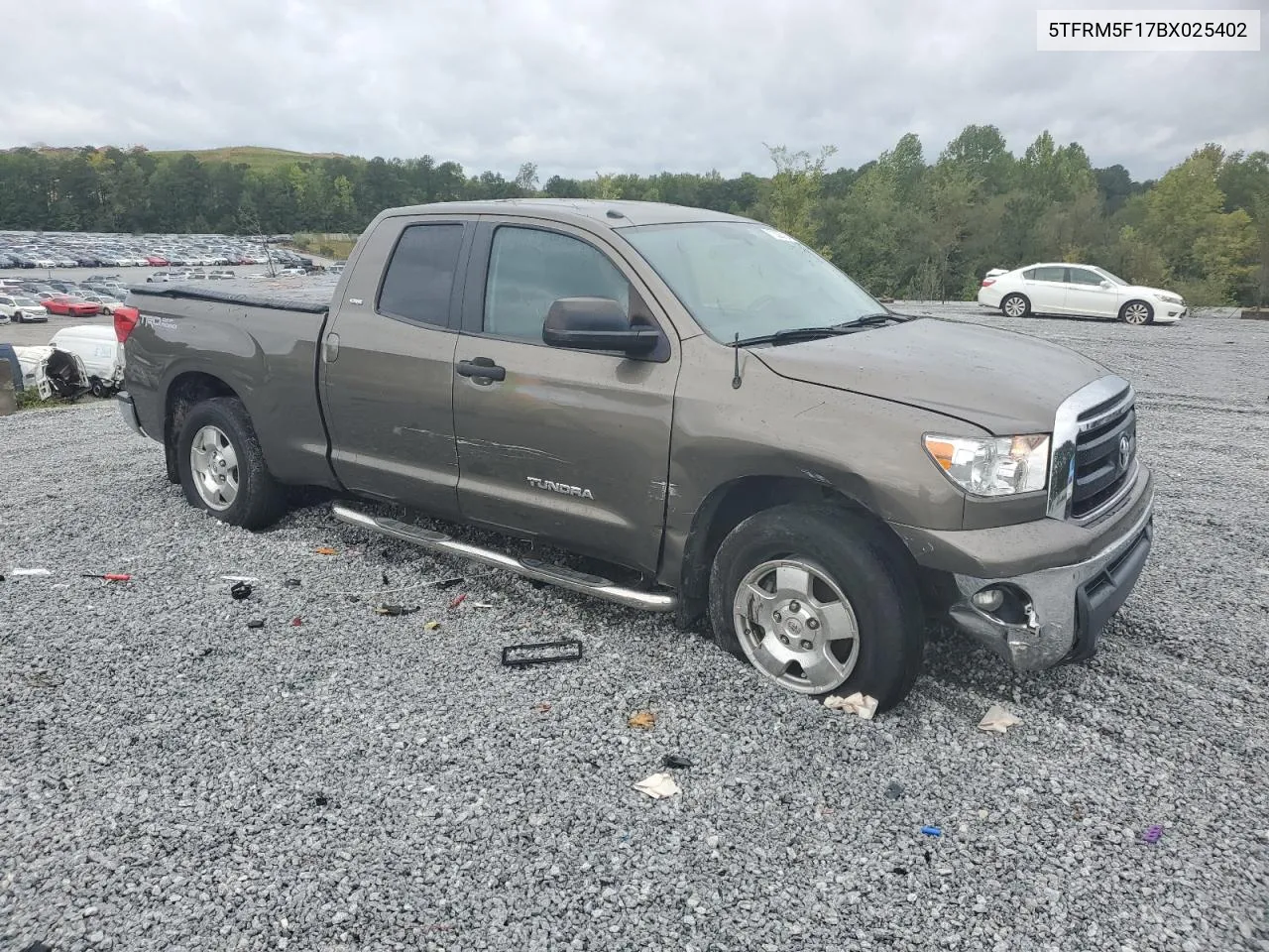 2011 Toyota Tundra Double Cab Sr5 VIN: 5TFRM5F17BX025402 Lot: 73335154