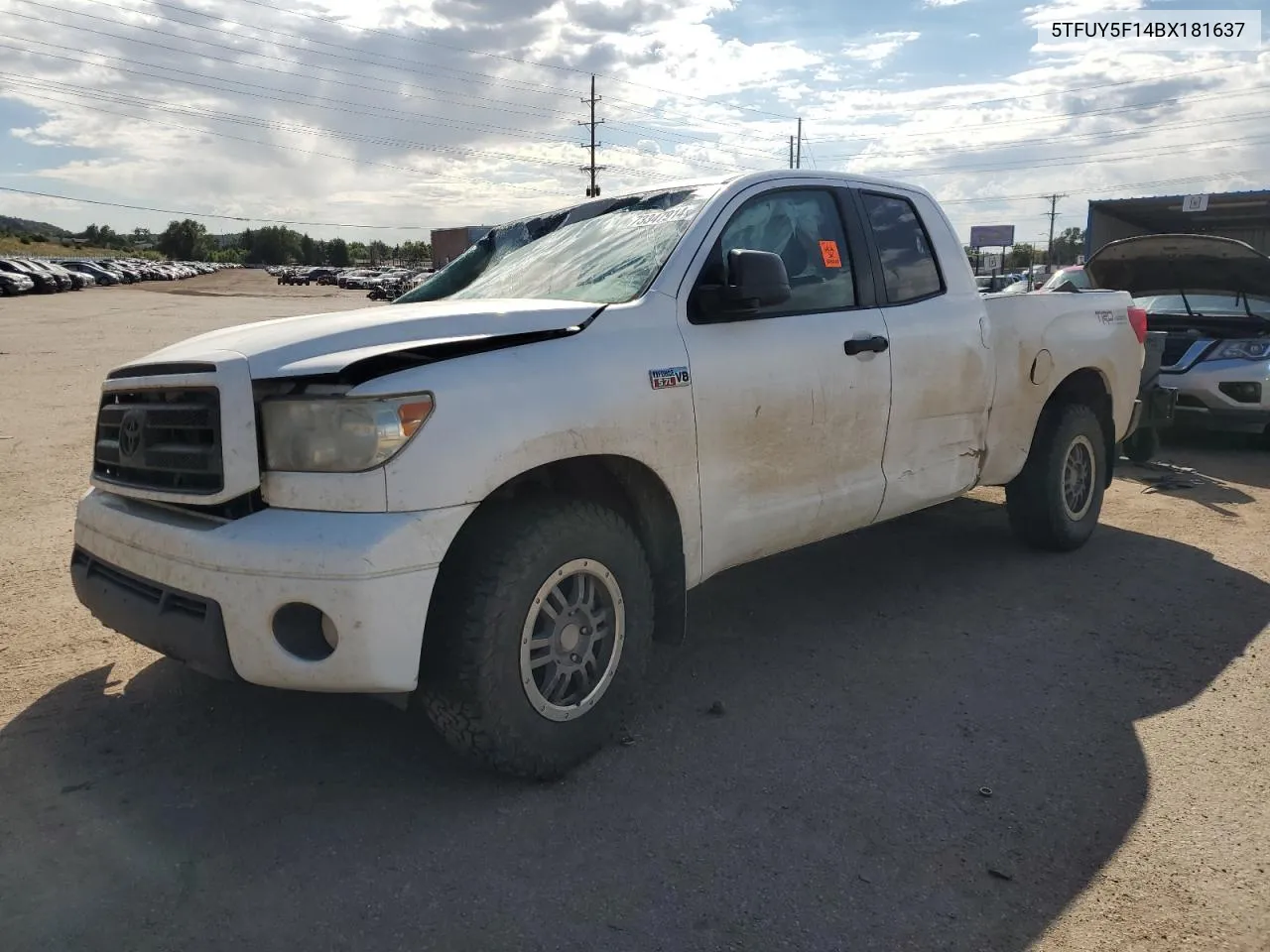 5TFUY5F14BX181637 2011 Toyota Tundra Double Cab Sr5