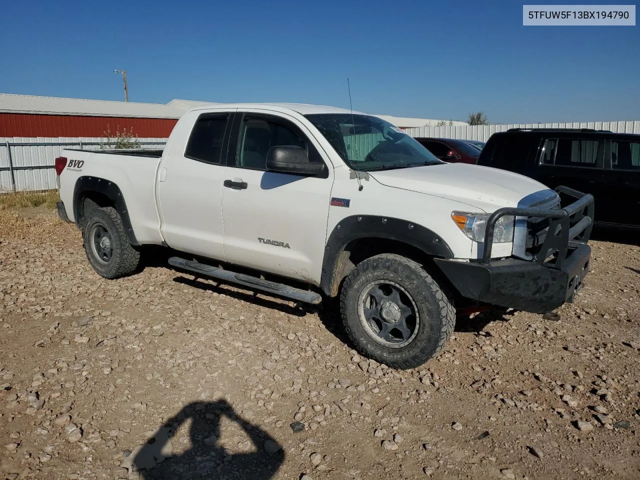 2011 Toyota Tundra Double Cab Sr5 VIN: 5TFUW5F13BX194790 Lot: 73464164