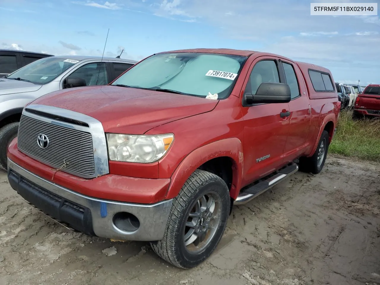 2011 Toyota Tundra Double Cab Sr5 VIN: 5TFRM5F11BX029140 Lot: 73917074