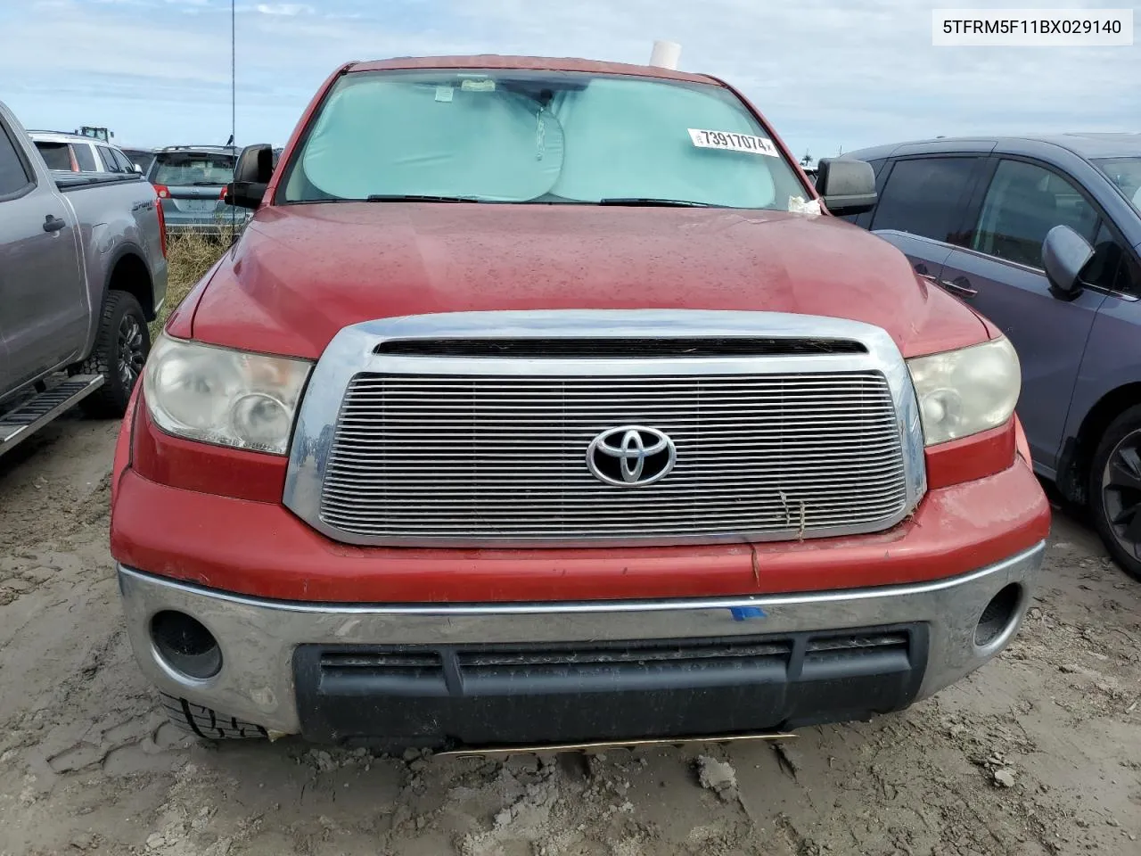 2011 Toyota Tundra Double Cab Sr5 VIN: 5TFRM5F11BX029140 Lot: 73917074