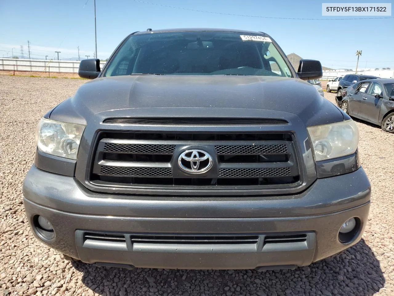 2011 Toyota Tundra Crewmax Sr5 VIN: 5TFDY5F13BX171522 Lot: 74518574