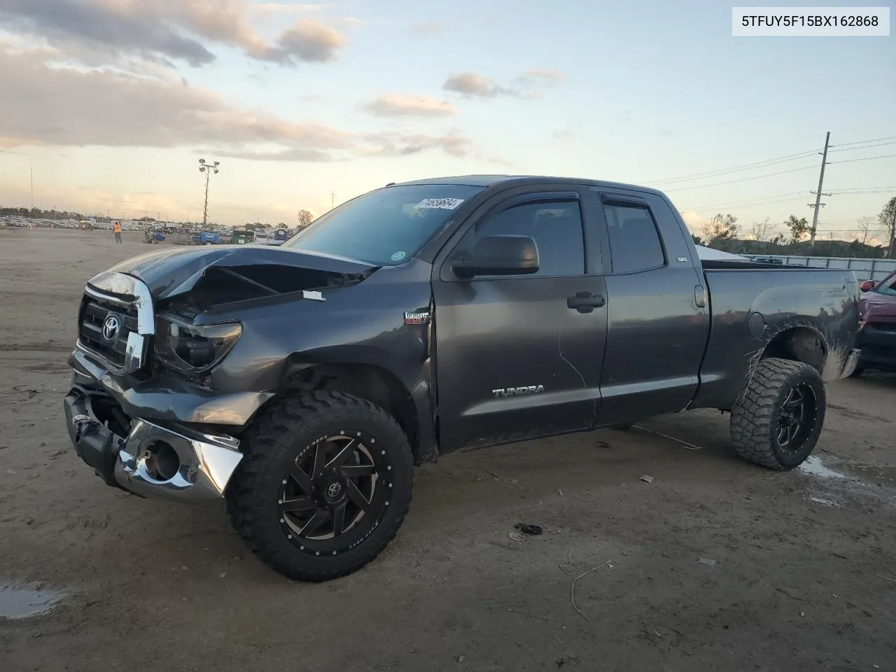 2011 Toyota Tundra Double Cab Sr5 VIN: 5TFUY5F15BX162868 Lot: 74655664