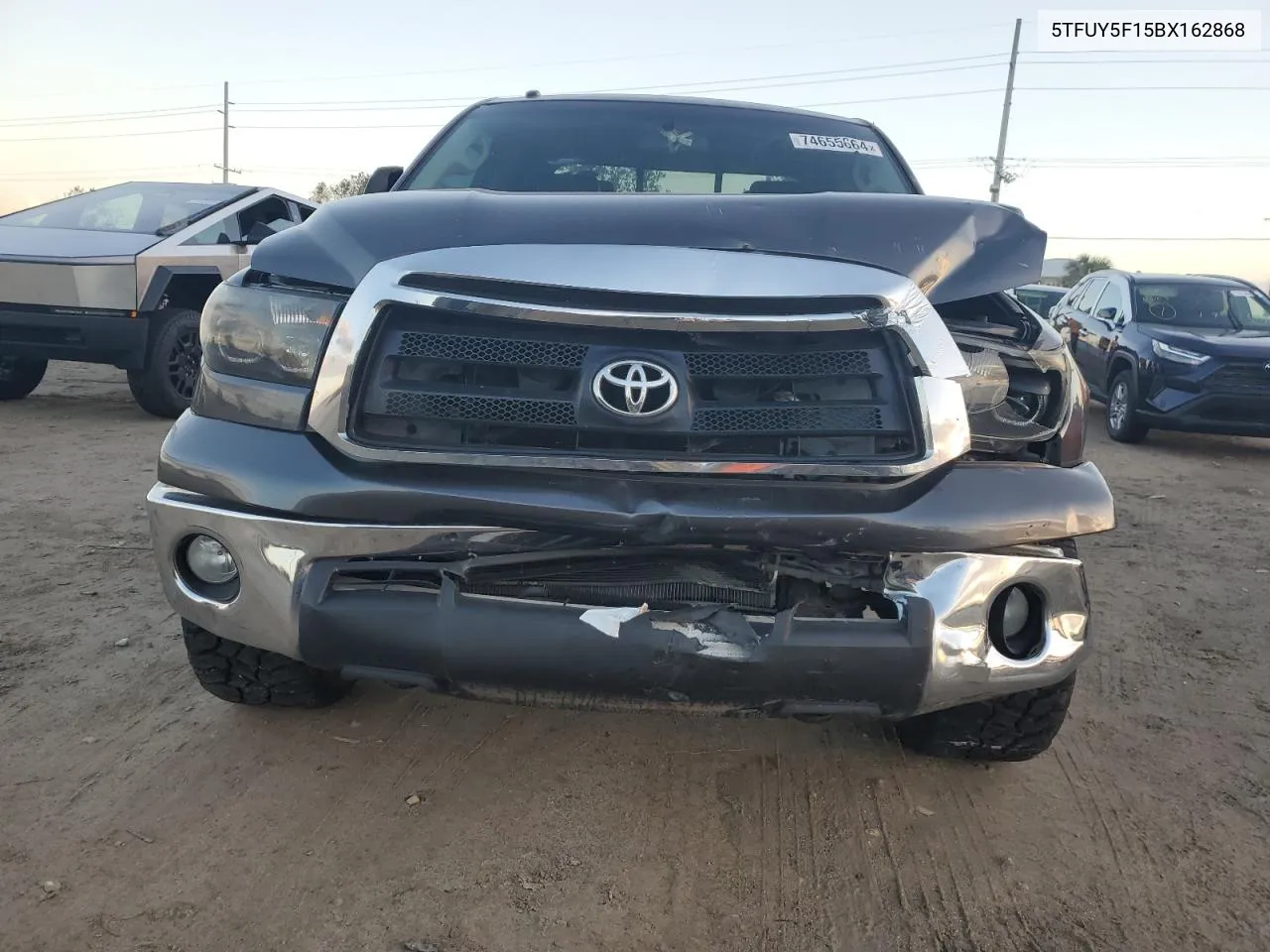 2011 Toyota Tundra Double Cab Sr5 VIN: 5TFUY5F15BX162868 Lot: 74655664