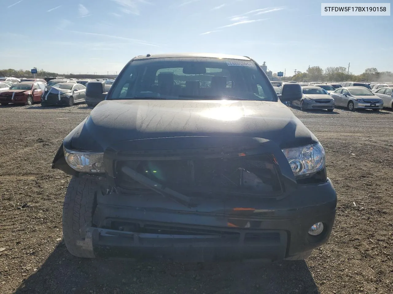 2011 Toyota Tundra Crewmax Sr5 VIN: 5TFDW5F17BX190158 Lot: 74885364