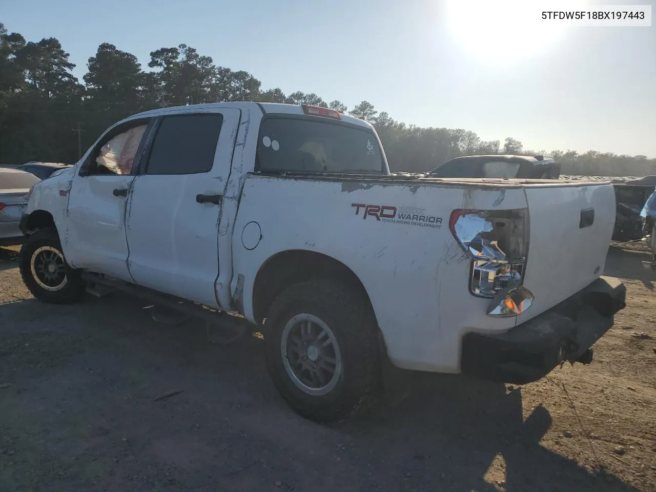 2011 Toyota Tundra Crewmax Sr5 VIN: 5TFDW5F18BX197443 Lot: 75186324