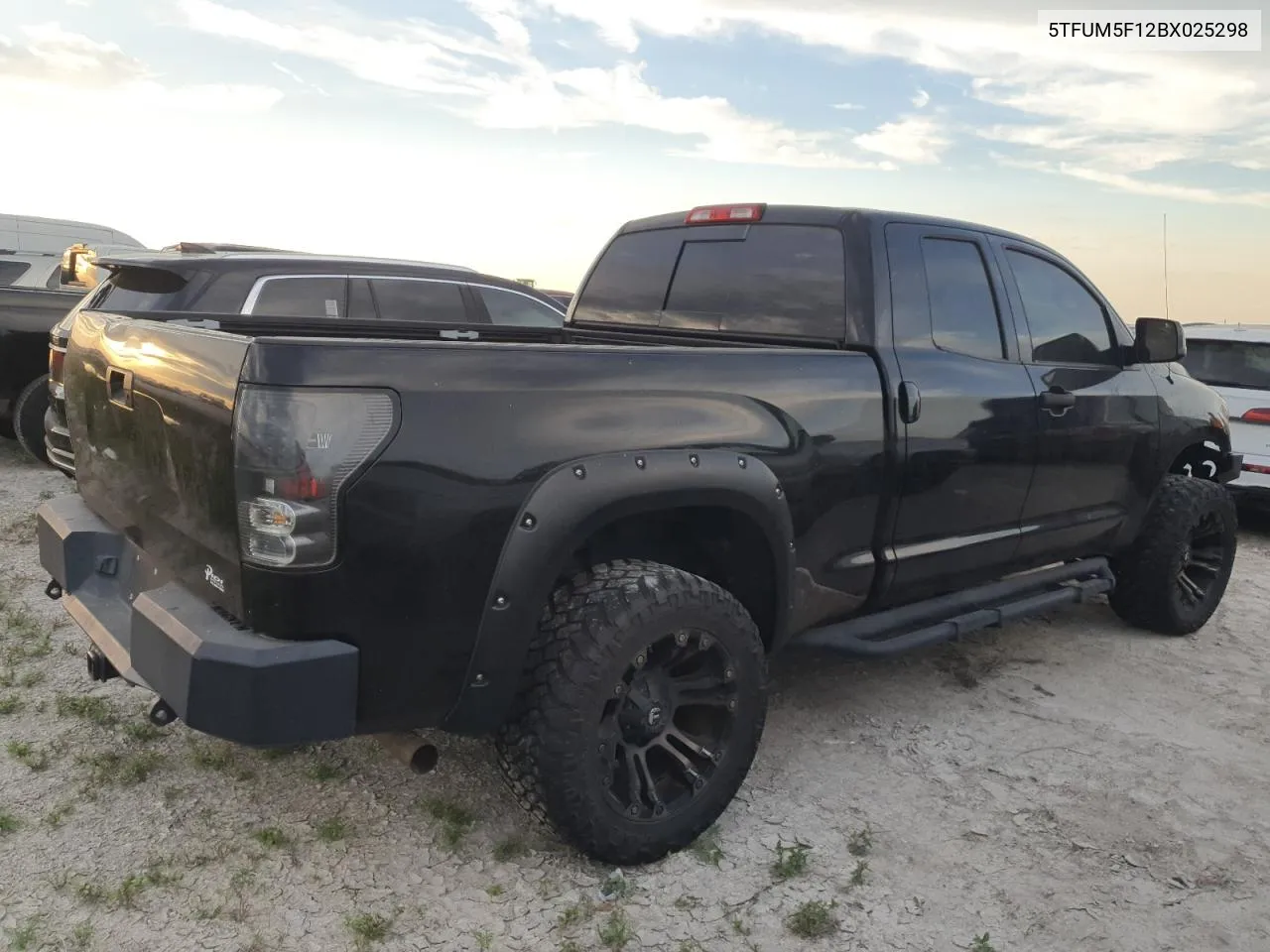 2011 Toyota Tundra Double Cab Sr5 VIN: 5TFUM5F12BX025298 Lot: 75316394