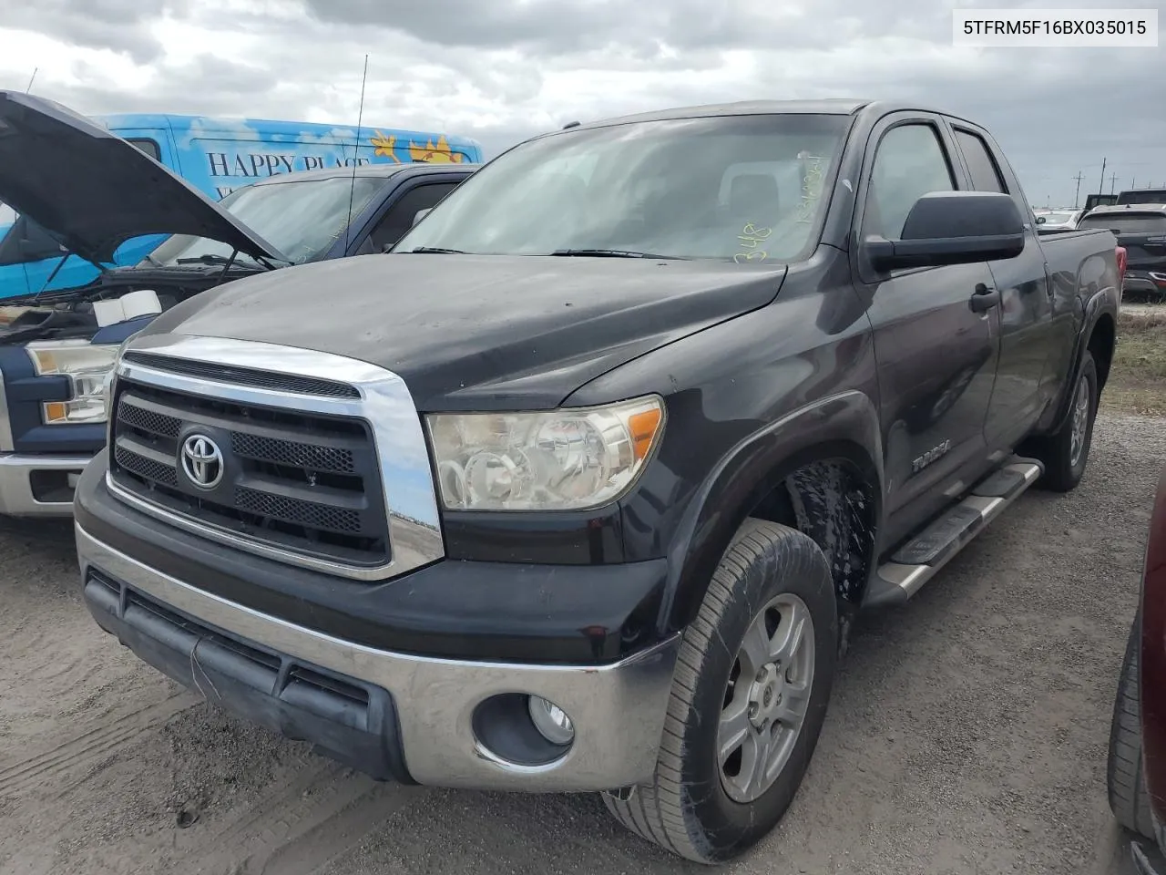 2011 Toyota Tundra Double Cab Sr5 VIN: 5TFRM5F16BX035015 Lot: 75363364