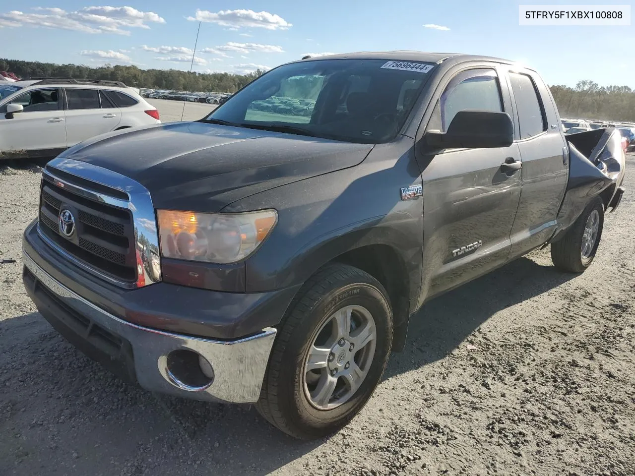 2011 Toyota Tundra Double Cab Sr5 VIN: 5TFRY5F1XBX100808 Lot: 75696444