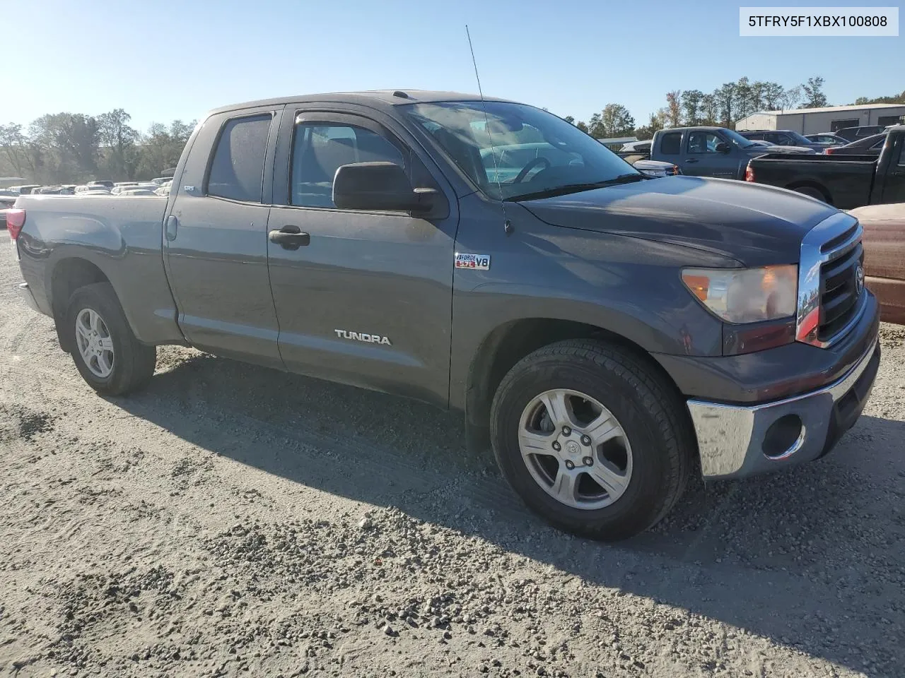 2011 Toyota Tundra Double Cab Sr5 VIN: 5TFRY5F1XBX100808 Lot: 75696444