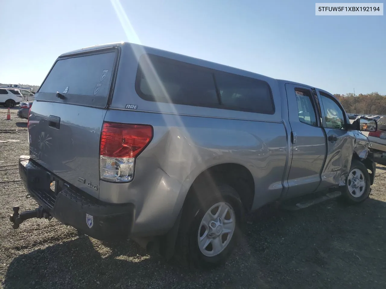 2011 Toyota Tundra Double Cab Sr5 VIN: 5TFUW5F1XBX192194 Lot: 77002384