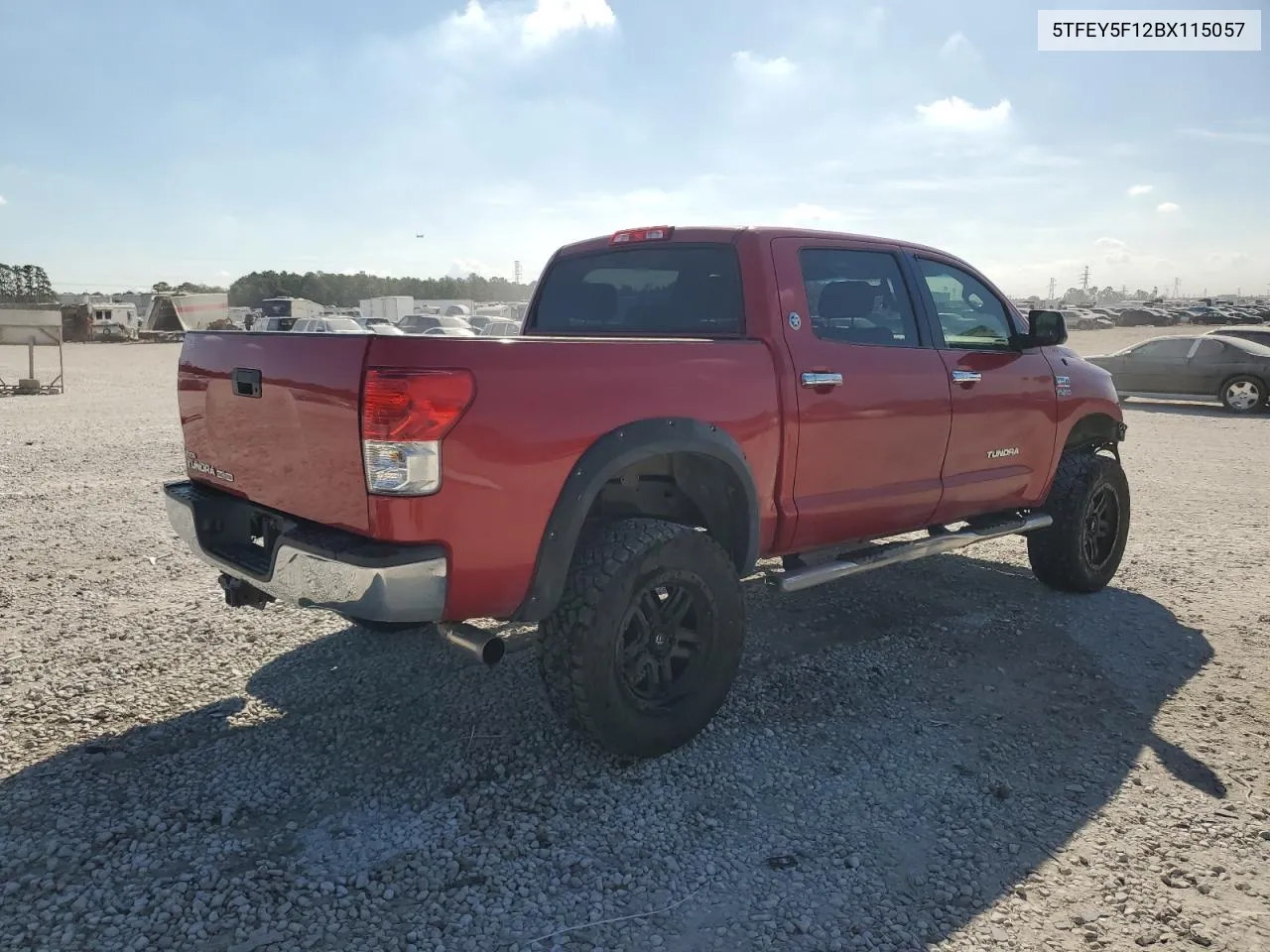 2011 Toyota Tundra Crewmax Sr5 VIN: 5TFEY5F12BX115057 Lot: 77133554