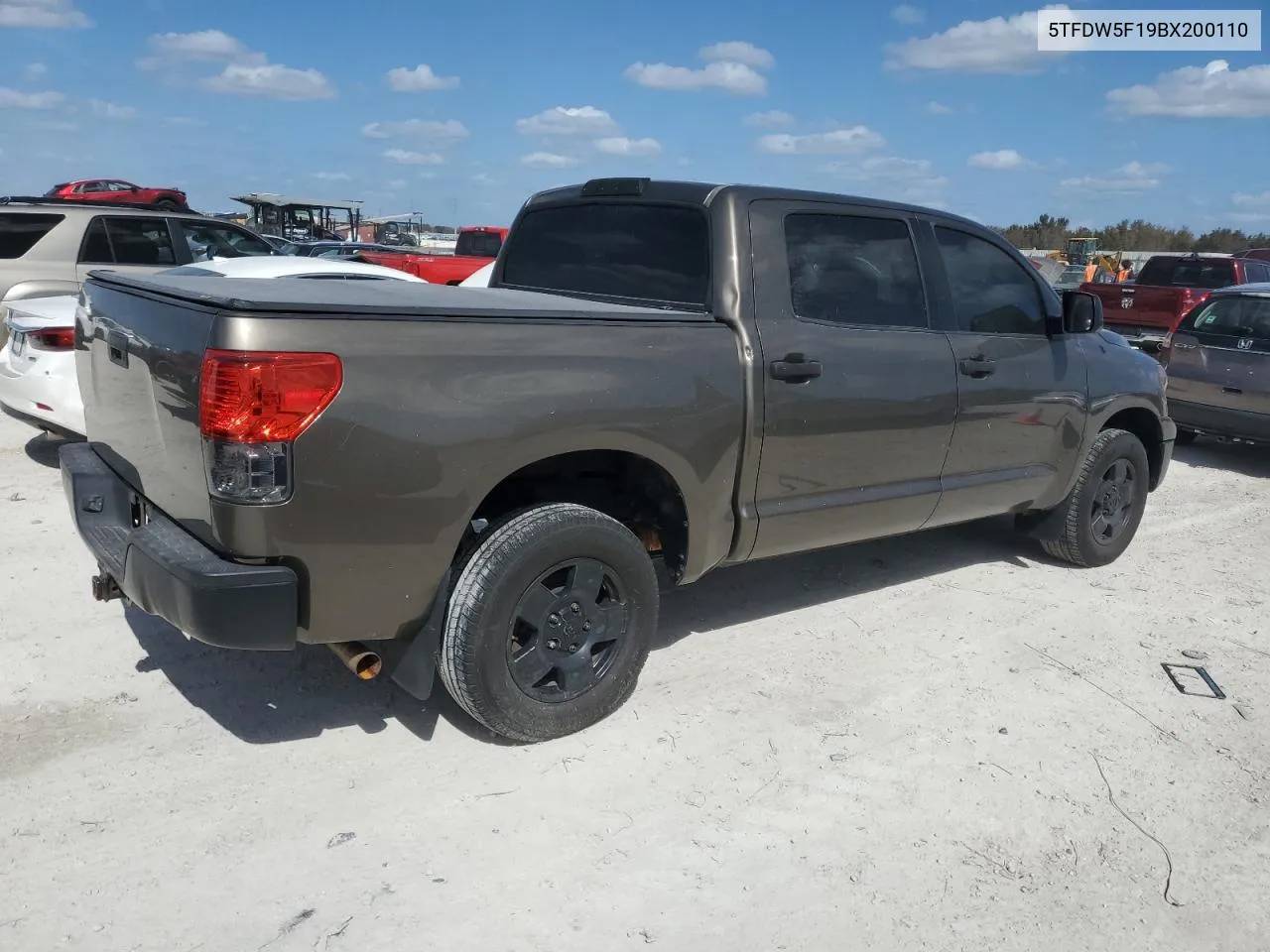 2011 Toyota Tundra Crewmax Sr5 VIN: 5TFDW5F19BX200110 Lot: 77179154