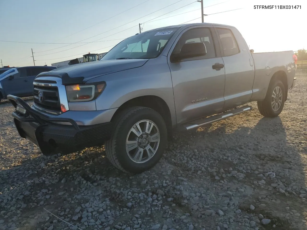 2011 Toyota Tundra Double Cab Sr5 VIN: 5TFRM5F11BX031471 Lot: 77193714