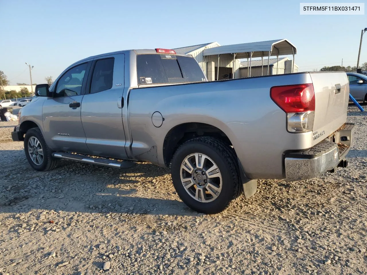 2011 Toyota Tundra Double Cab Sr5 VIN: 5TFRM5F11BX031471 Lot: 77193714