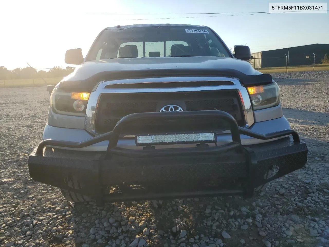 2011 Toyota Tundra Double Cab Sr5 VIN: 5TFRM5F11BX031471 Lot: 77193714