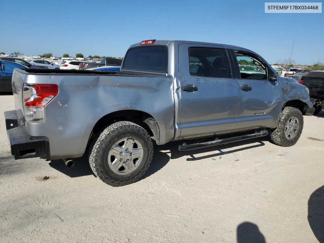 2011 Toyota Tundra Crewmax Sr5 VIN: 5TFEM5F17BX034468 Lot: 77374014