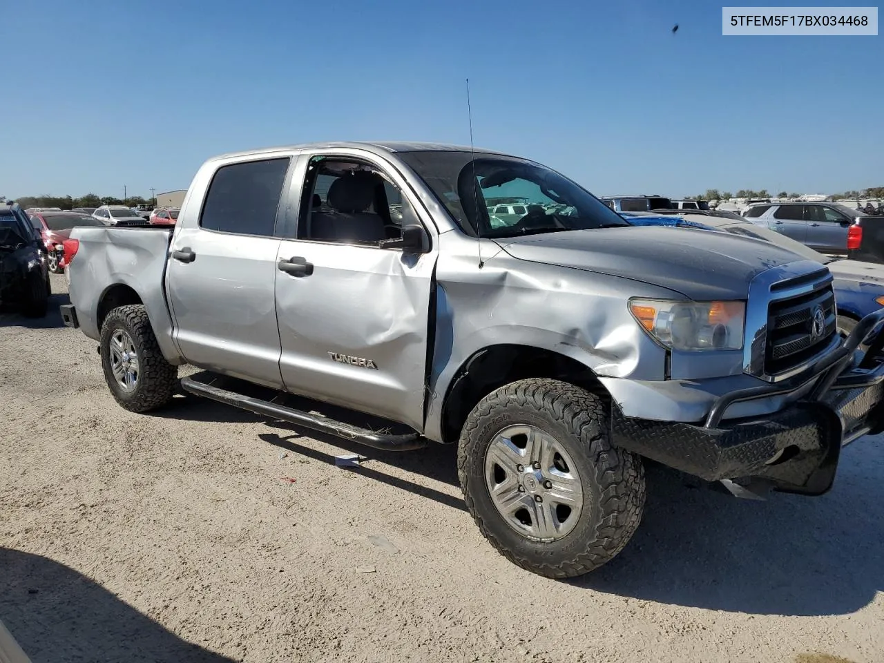 2011 Toyota Tundra Crewmax Sr5 VIN: 5TFEM5F17BX034468 Lot: 77374014