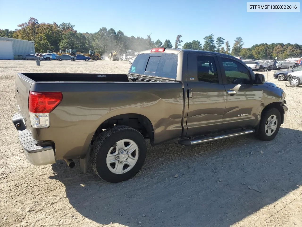 2011 Toyota Tundra Double Cab Sr5 VIN: 5TFRM5F10BX022616 Lot: 77486544