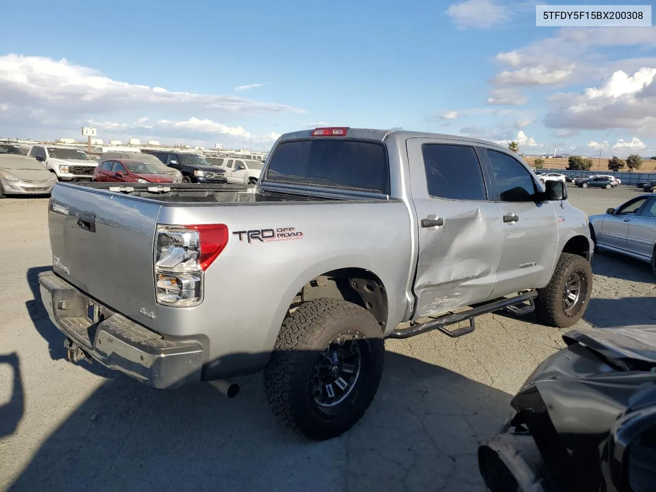 2011 Toyota Tundra Crewmax Sr5 VIN: 5TFDY5F15BX200308 Lot: 78183954