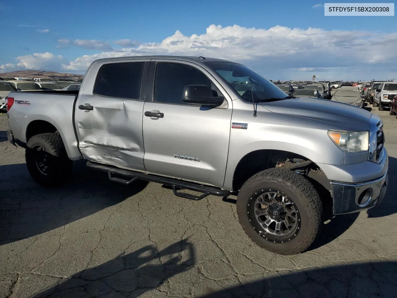 2011 Toyota Tundra Crewmax Sr5 VIN: 5TFDY5F15BX200308 Lot: 78183954