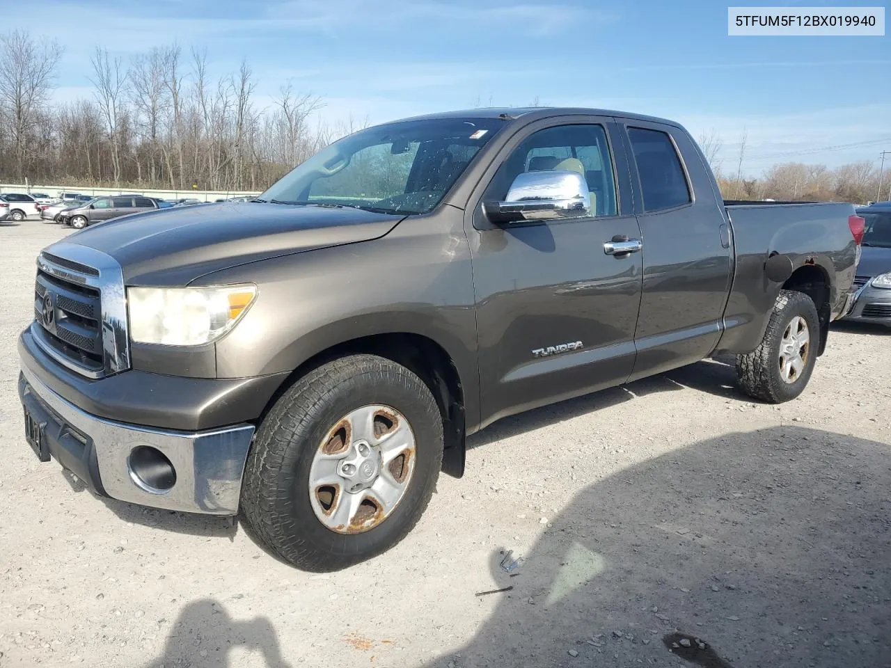 2011 Toyota Tundra Double Cab Sr5 VIN: 5TFUM5F12BX019940 Lot: 78203234